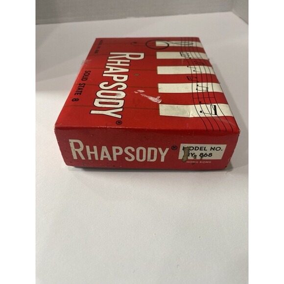 Untested Vintage Rhapsody Solid State 8 AM Pocket Radio Model RY-868 9 Volt - Picture 5 of 11